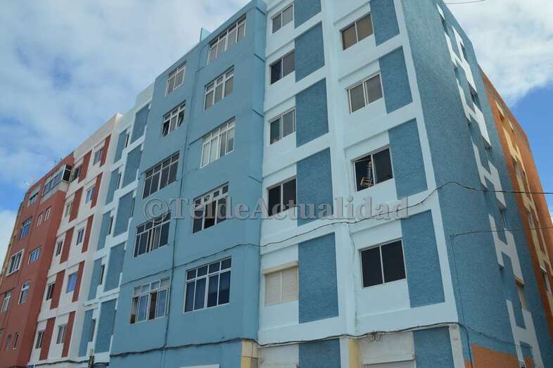 Obras de rehabilitación en el edificio de Los Marinos de Melenara, ejecutadas por el Ayuntmamiento de Telde (Foto TA)